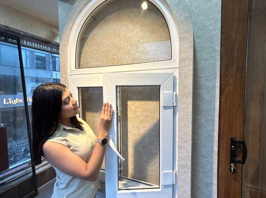 UPVC arch windows in Jaipur