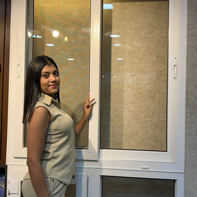 Bedroom sliding windows in Jaipur