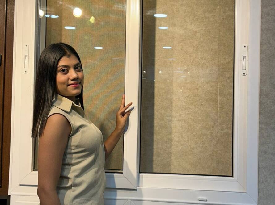 Bedroom sliding windows in Jaipur