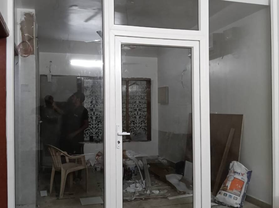 UPVC home partition installed in Vidhyadhar Nagar, Jaipur by New Jaipur UPVC Door Windows has enhanced the modern look and functionality of the space. Our premium quality UPVC partitions are highly durable, soundproof, termite proof, and maintenance free, making them the best choice for residential and commercial interiors. These elegant UPVC partitions offer a stylish division between living and dining areas, office cabins, or balconies while maintaining natural light and privacy. With precise installation by our expert team, we ensure long-lasting performance and perfect finishing. For the best UPVC home partitions, UPVC sliding doors, and UPVC windows in Jaipur, visit our factory outlet at New Aatish Market, Jaipur — the most trusted UPVC door window manufacturer and supplier in the city. upvc home partition in jaipur, upvc partition jaipur, upvc room partition jaipur, upvc glass partition in jaipur, upvc sliding partition, upvc office partition jaipur, upvc door windows in jaipur, upvc manufacturer in jaipur, upvc supplier in jaipur, upvc fabricator in jaipur, upvc installer in jaipur, upvc partition for home, upvc soundproof partition, upvc partition for office cabins, upvc partition price in jaipur, new jaipur upvc door windows, upvc factory outlet in new aatish market, best upvc doors and windows in jaipur, system aluminium doors and windows jaipur, durable and elegant upvc partitions