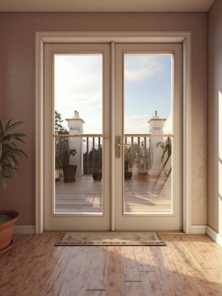 ⁠Upvc French Door